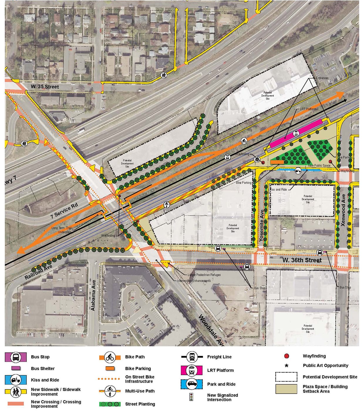 Southwest LRT, Transitional Station Area Plans - Urban Strategies