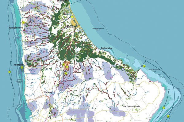 Barbados Natural Heritage Map