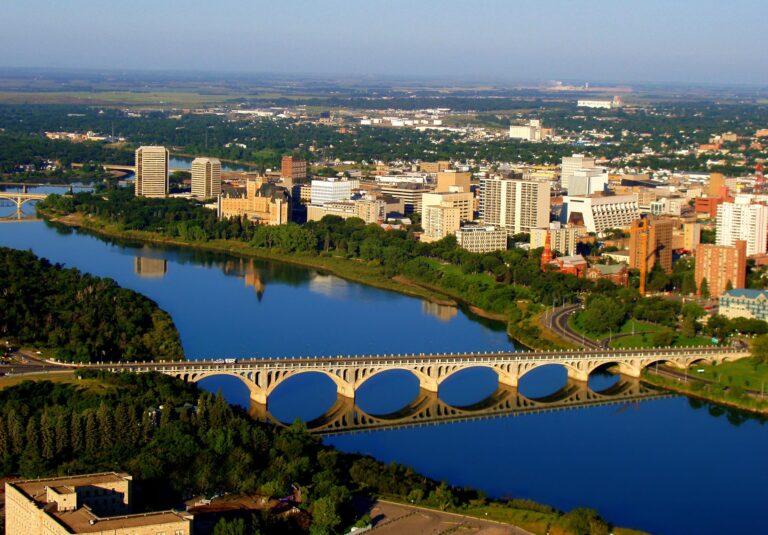 Aerial of Saskatoon Urban Strategies