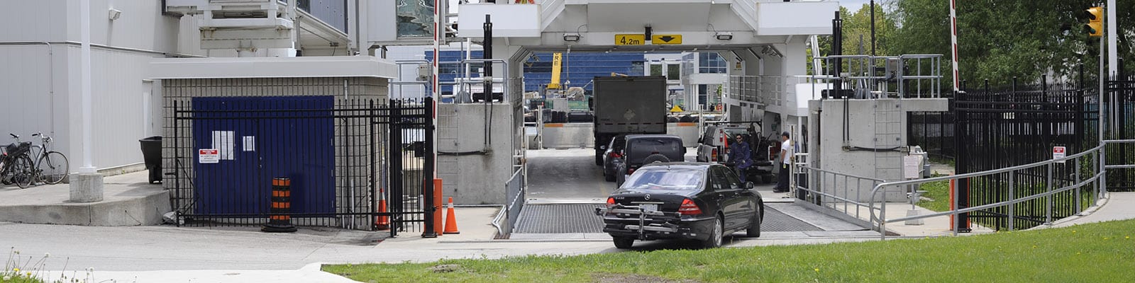 Photo of car ferry at Billy Bishop Airport.