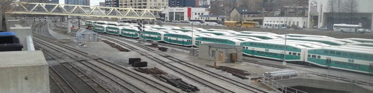 Image of GOTrain yards.