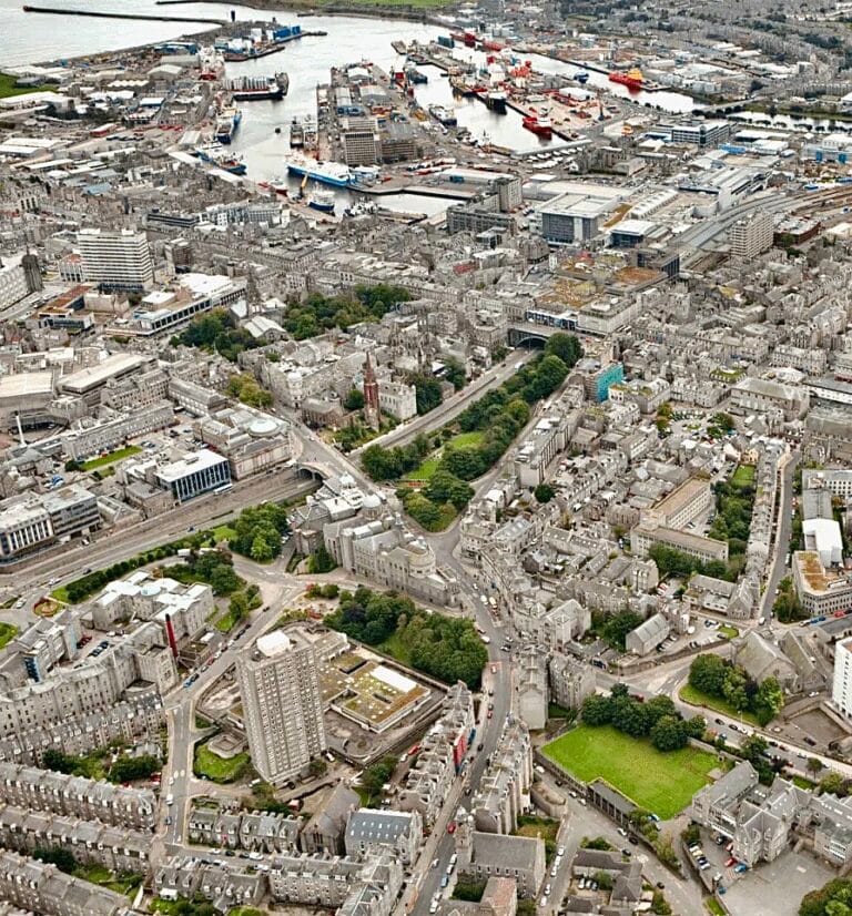 Aberdeen Master Plan aerial image.