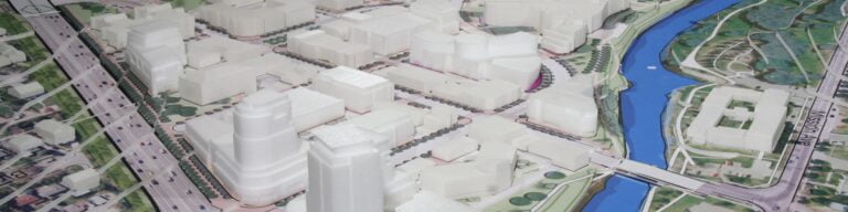 St. Albert Downtown Area scale model