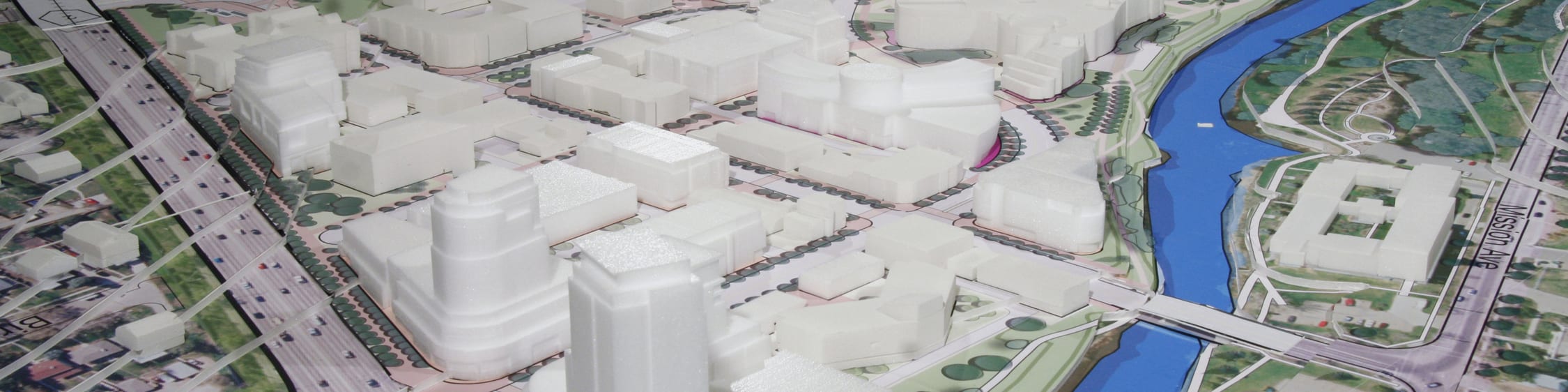 St. Albert Downtown Area scale model
