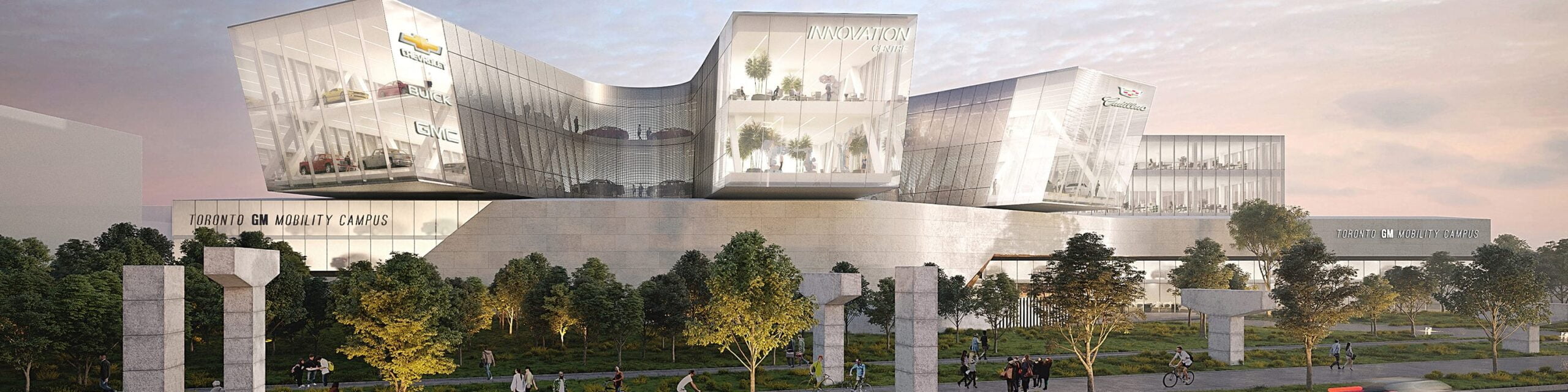 Toronto GM Mobility Campus outdoor rendering