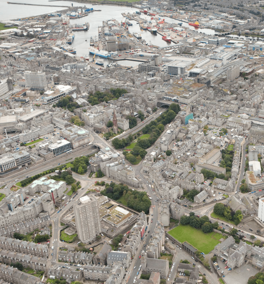 Aberdeen Master Plan aerial image.