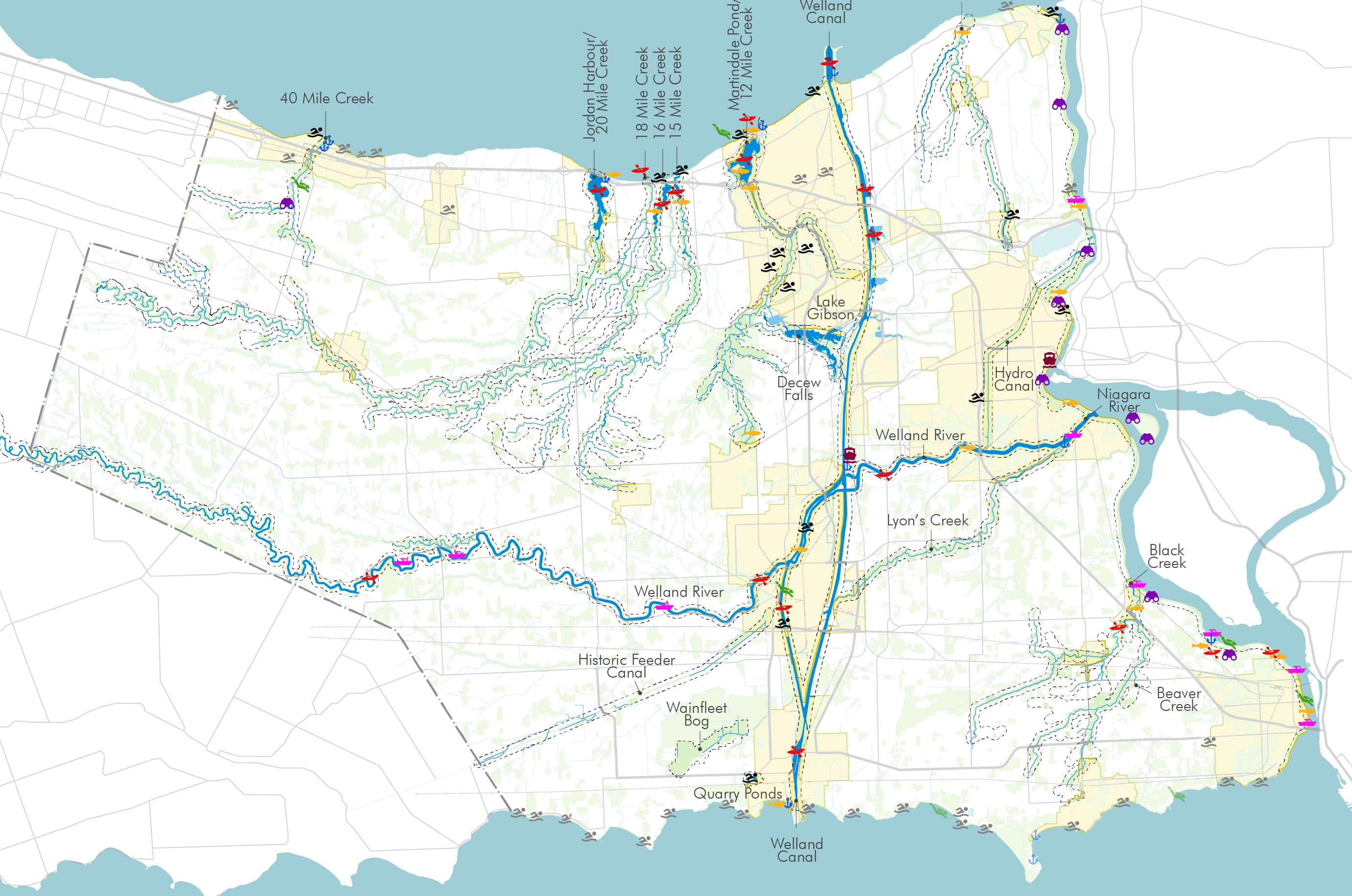 Niagara Lakefront map