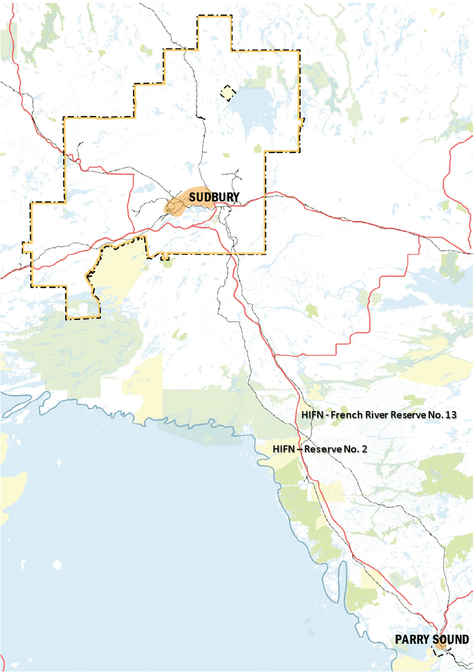 Sudbury context map