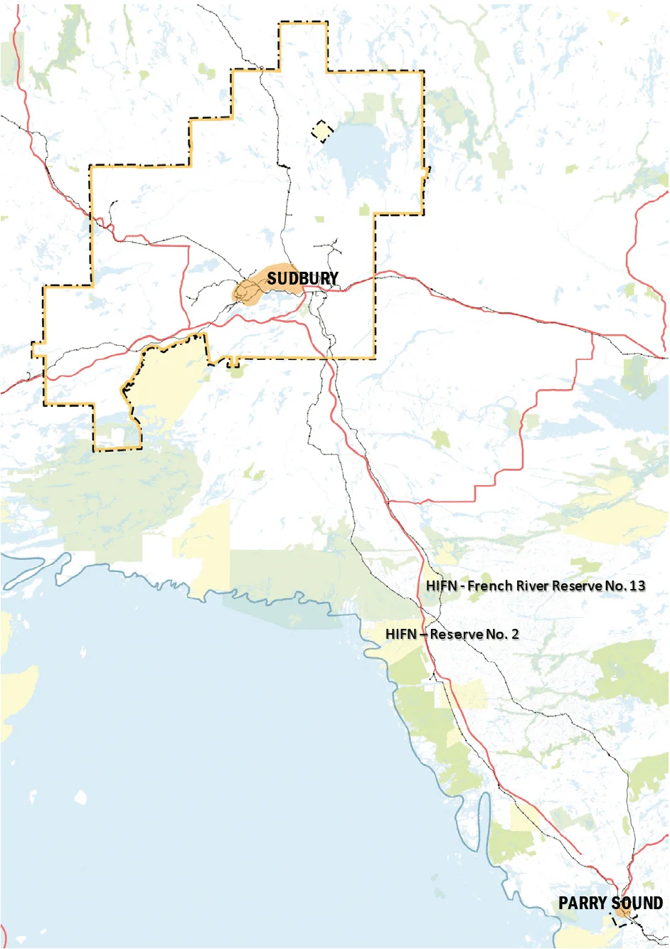 Sudbury context map