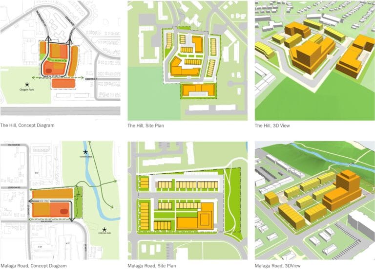 Region of Durham social housing renderings.