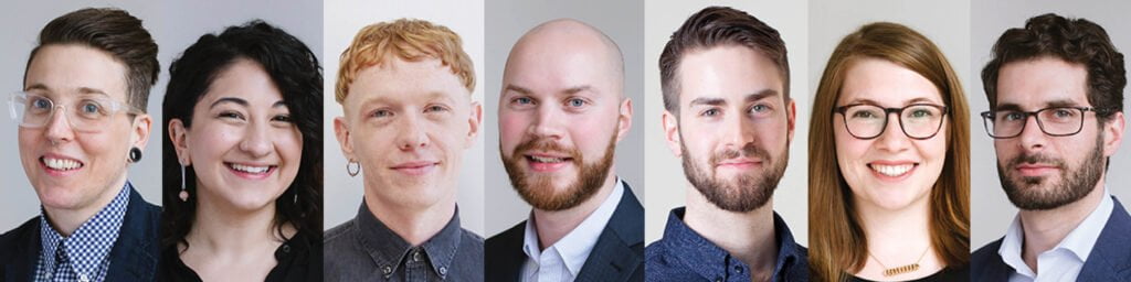 headshots of staff promoted in 2021