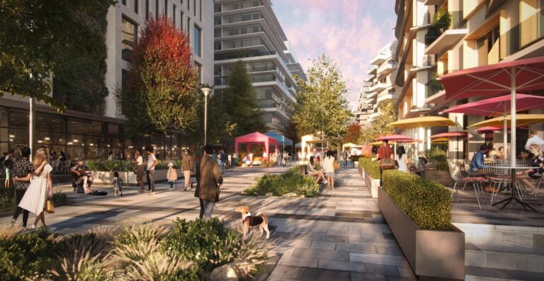 Burnaby Lake Village project rendering.