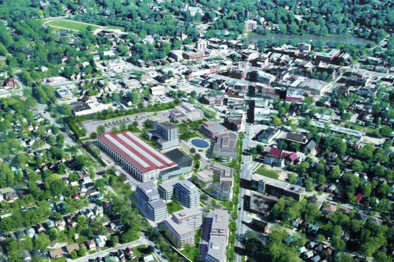 Stratford Aerial rendering