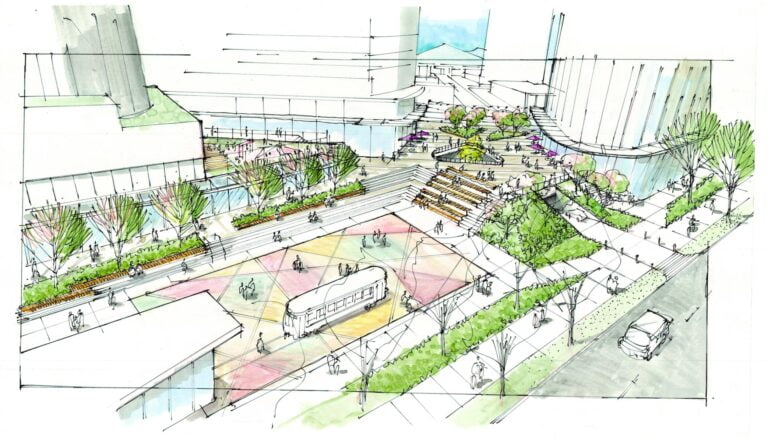 Kingsway Edmonds Redevelopment illustration.