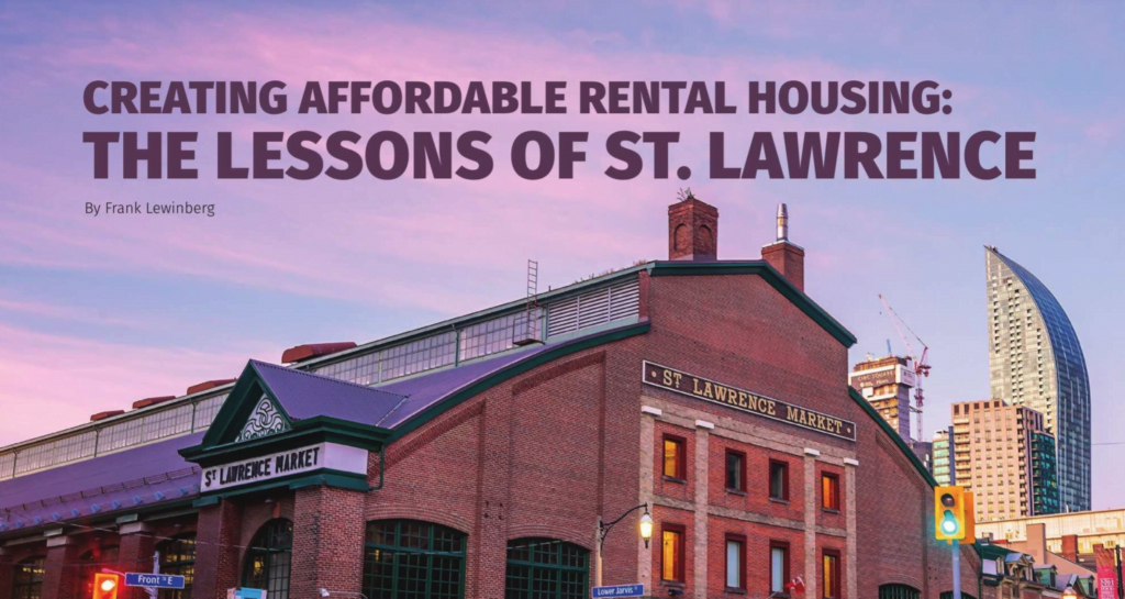 Photograph for Creating Affordable Rental Housing: Lessons of St Lawrence.