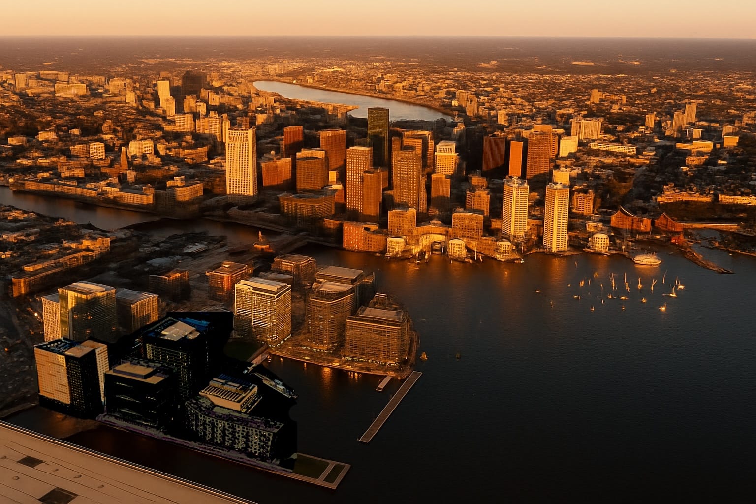 Fan Pier Aerial