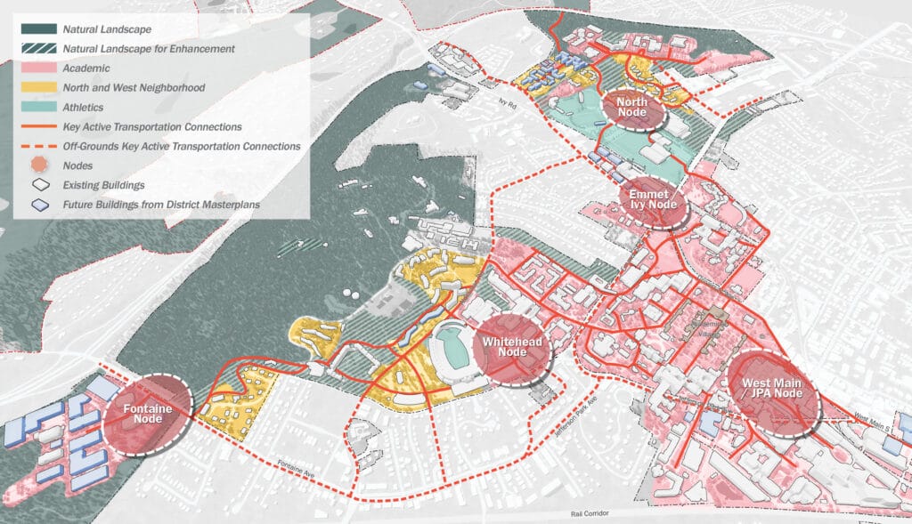 Map showing the Grounds Structure Plan.