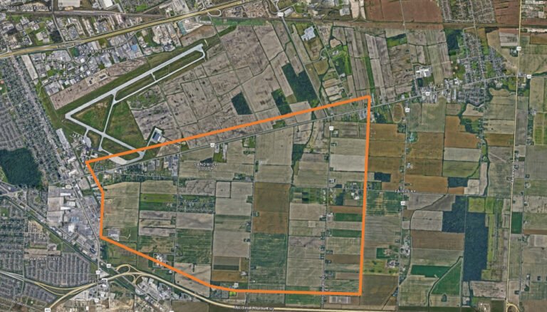 Study area map of Sandwich South