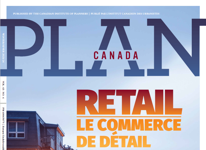 Screenshot of Plan Canada magazine cover showing title.